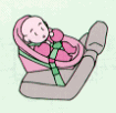 イラスト:乳児用シートの例