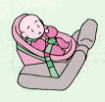 Illustration: Example of infant seat