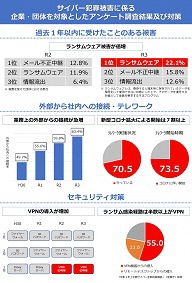 About the investigation result about cybercrime damage