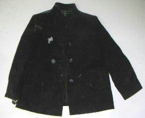 Image: Black half coat