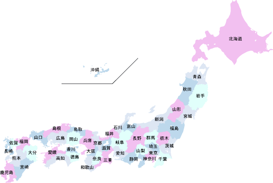 地図：全国公安委員会リンク